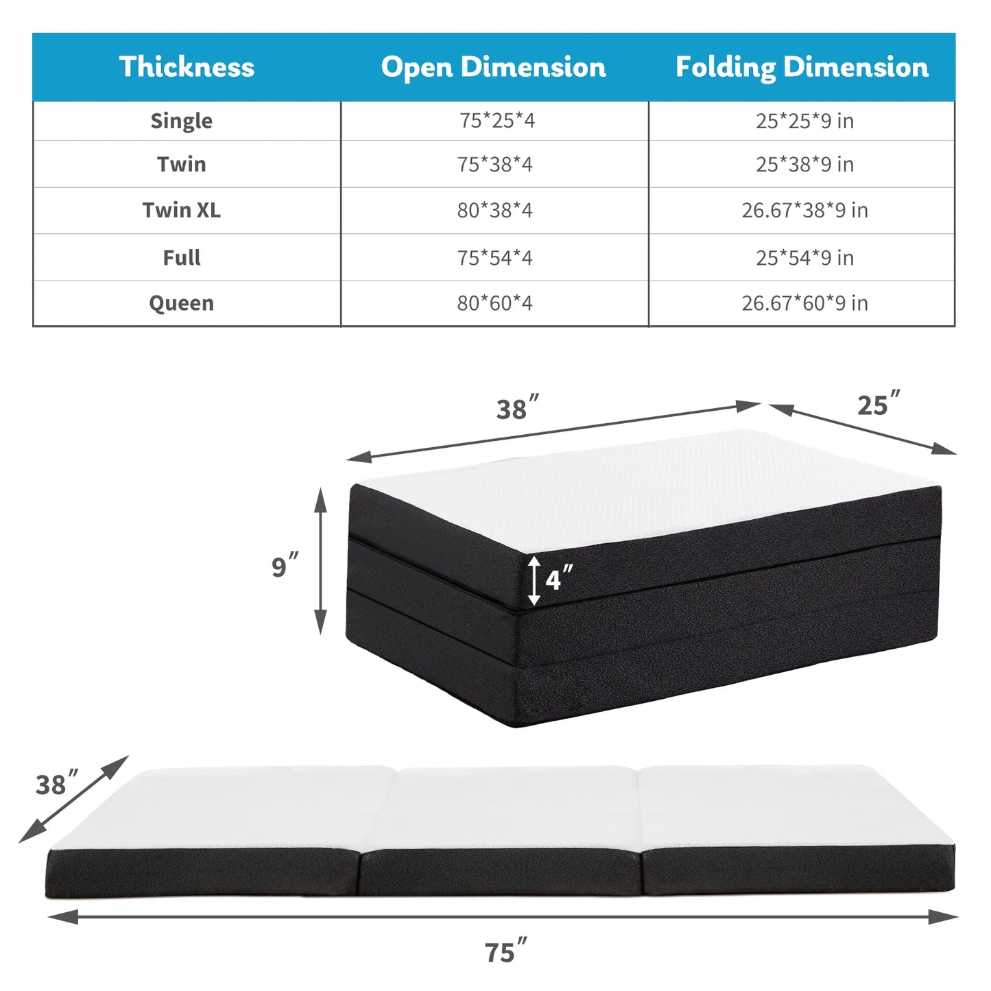 AeroRest™ - Foldable Mattress