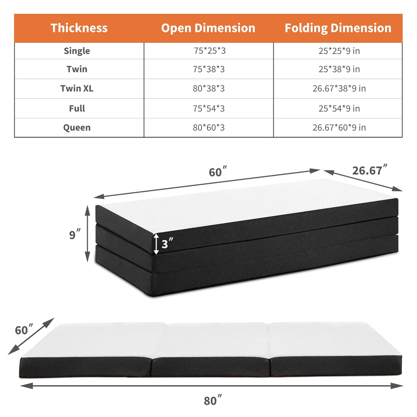 AeroRest™ - Foldable Mattress