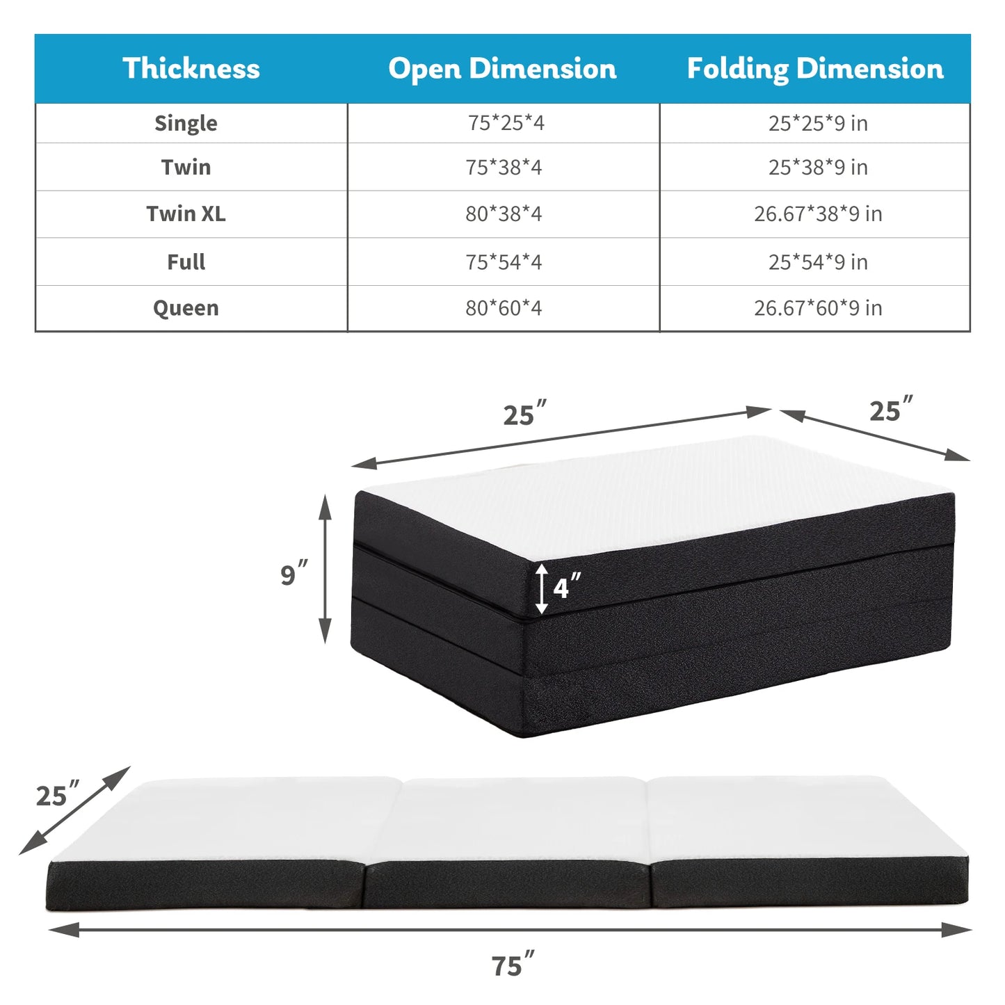 AeroRest™ - Foldable Mattress