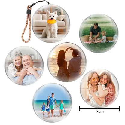 3D Video Crystal Ball DIY Memory Art Glass Ball Lamp Spherical Pixel Display 2.7inchs Screen 4GB Videos Player for Gift
